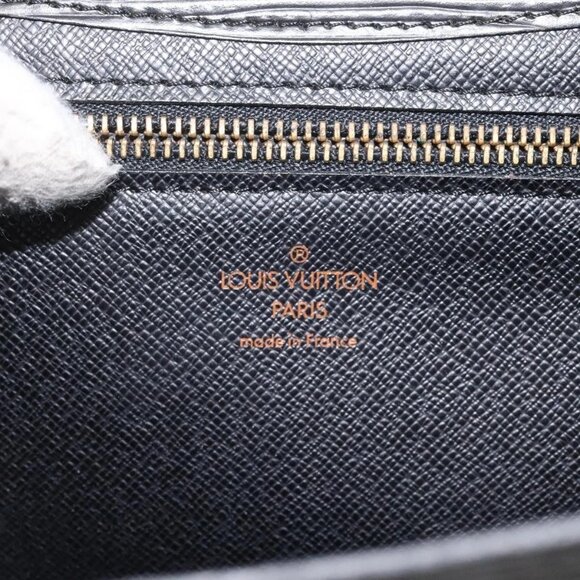 LOUIS VUITTON Epi Art Deco Clutch Bag Black M52632 LV Auth EC463 - Picture 9 of 15